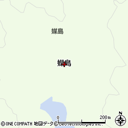 東京都小笠原村聟島媒島周辺の地図