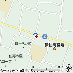伊仙郵便局周辺の地図