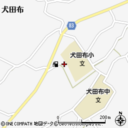 犬田布郵便局周辺の地図