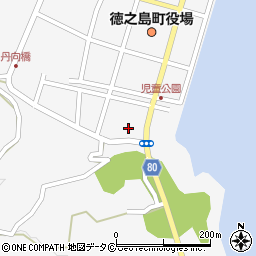 ファミリーマート亀津南店周辺の地図