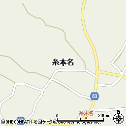 鹿児島県大島郡伊仙町糸木名周辺の地図