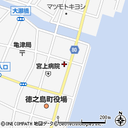 奄美信用組合徳之島支店周辺の地図