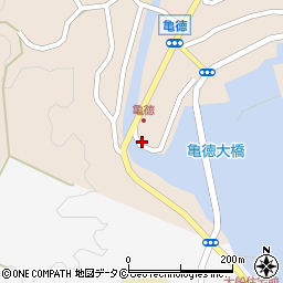 鹿児島県大島郡徳之島町亀徳1周辺の地図