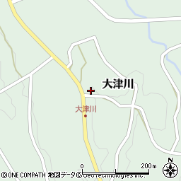 鹿児島県大島郡天城町大津川周辺の地図