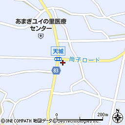 徳之島総合陸運株式会社平土野スタンド周辺の地図