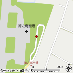 徳之島空港（徳之島子宝空港）ターミナル発着口周辺の地図