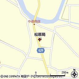 大島松原郵便局周辺の地図