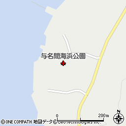 与名間海浜公園周辺の地図