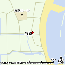 鹿児島県大島郡瀬戸内町与路430周辺の地図