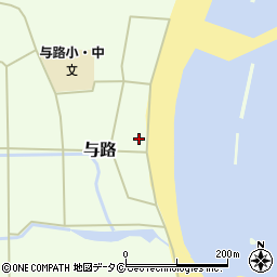 鹿児島県大島郡瀬戸内町与路417周辺の地図