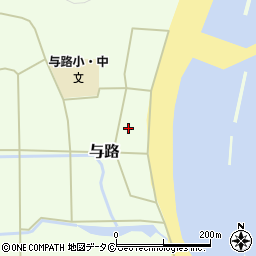 鹿児島県大島郡瀬戸内町与路413周辺の地図