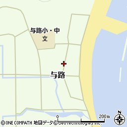 鹿児島県大島郡瀬戸内町与路409周辺の地図