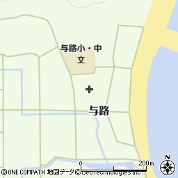 鹿児島県大島郡瀬戸内町与路463周辺の地図