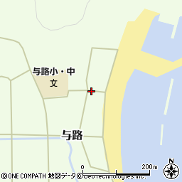 瀬戸内町与路へき地診療所周辺の地図