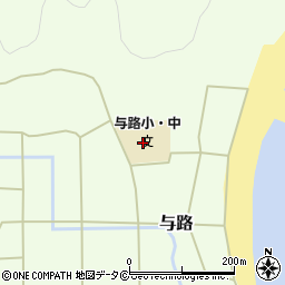 鹿児島県大島郡瀬戸内町与路484周辺の地図