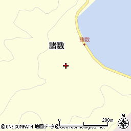 鹿児島県大島郡瀬戸内町諸数298周辺の地図