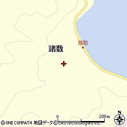 鹿児島県大島郡瀬戸内町諸数272周辺の地図