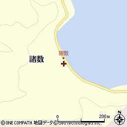 鹿児島県大島郡瀬戸内町諸数283周辺の地図