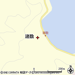 鹿児島県大島郡瀬戸内町諸数296周辺の地図