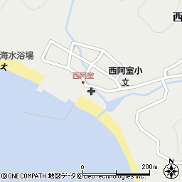 西阿室郵便局 ＡＴＭ周辺の地図