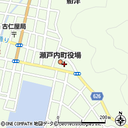 瀬戸内町役場　水道課周辺の地図