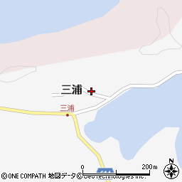 鹿児島県大島郡瀬戸内町三浦9周辺の地図