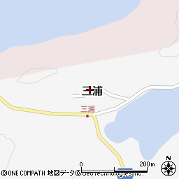 鹿児島県大島郡瀬戸内町三浦34周辺の地図