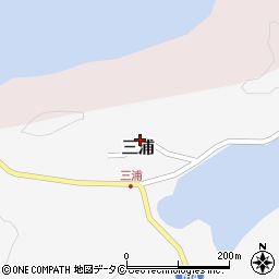 鹿児島県大島郡瀬戸内町三浦33周辺の地図