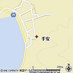 鹿児島県大島郡瀬戸内町手安425周辺の地図