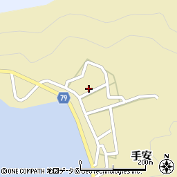 鹿児島県大島郡瀬戸内町手安112周辺の地図