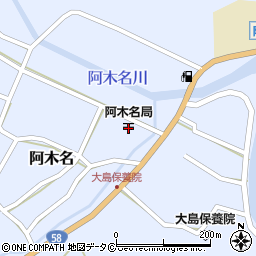 瀬戸内阿木名郵便局 ＡＴＭ周辺の地図