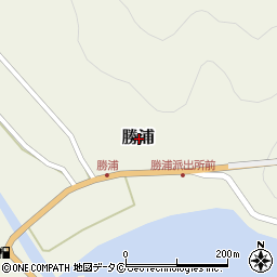 鹿児島県大島郡瀬戸内町勝浦周辺の地図