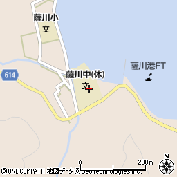 瀬戸内町立薩川中学校周辺の地図