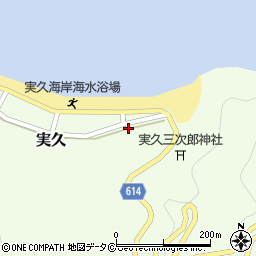 鹿児島県大島郡瀬戸内町実久204周辺の地図