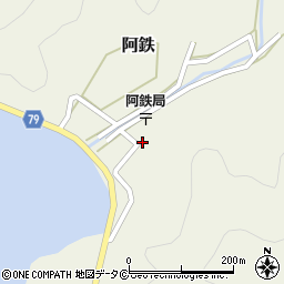 鹿児島県大島郡瀬戸内町阿鉄724-3周辺の地図