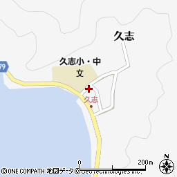 宇検久志郵便局周辺の地図