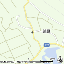 鹿児島県大島郡喜界町浦原1951周辺の地図