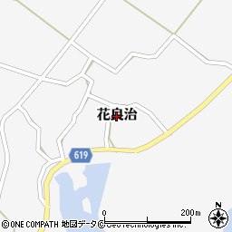 鹿児島県喜界町（大島郡）花良治周辺の地図