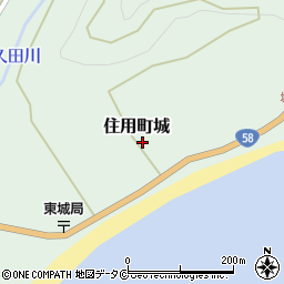 鹿児島県奄美市住用町大字城周辺の地図