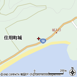 鹿児島県奄美市住用町大字城55-1周辺の地図