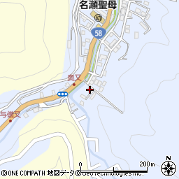 鹿児島県奄美市名瀬平田町22-76周辺の地図