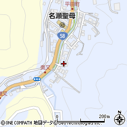 鹿児島県奄美市名瀬平田町22-46周辺の地図