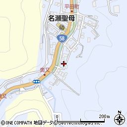 鹿児島県奄美市名瀬平田町22-40周辺の地図