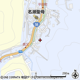 鹿児島県奄美市名瀬平田町22-31周辺の地図