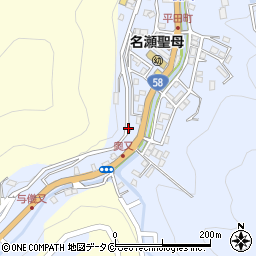 鹿児島県奄美市名瀬平田町21周辺の地図