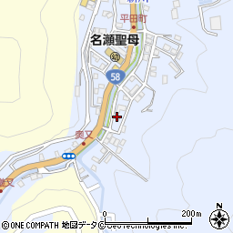 鹿児島県奄美市名瀬平田町22-34周辺の地図