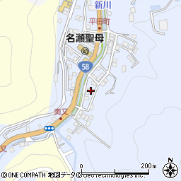 鹿児島県奄美市名瀬平田町22-27周辺の地図