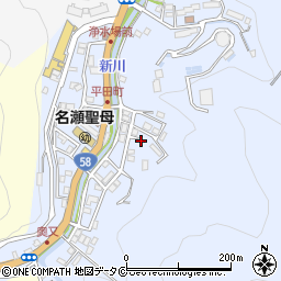 鹿児島県奄美市名瀬平田町18-5周辺の地図