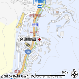 鹿児島県奄美市名瀬平田町18-20周辺の地図