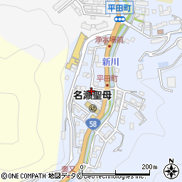 鹿児島県奄美市名瀬平田町16周辺の地図